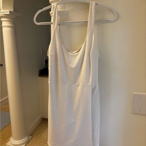 Abercrombie & Fitch Cream Workout Dress